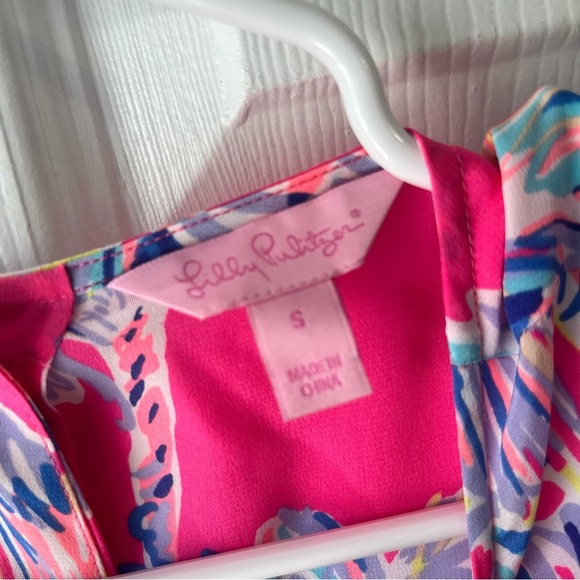 Lilly Pulitzer lona Silk Shell Top size Small - Picture 5 of 5